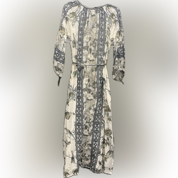 D'ASCOLI Printed Maxi Dress 100% Cotton Very lightweight! Size SML/MED - Picture 4 of 11